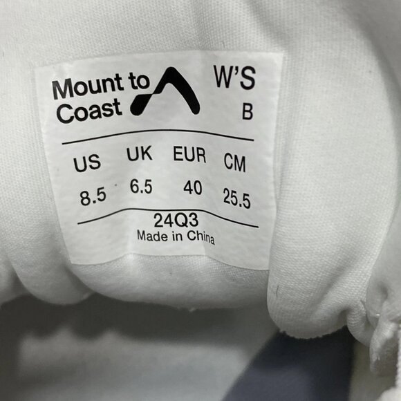 NEW MOUNT TO COAST Women’s Running Shoes White Size 8.5 P1 Lightweight Sneaker - Picture 6 of 6